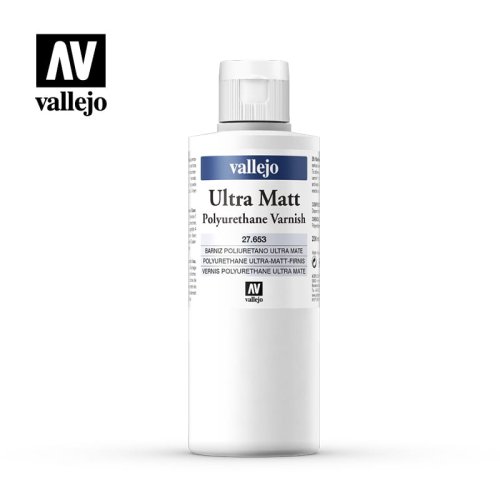 Przejdź do produktu Vallejo 27653 - Polyurethane Ultra Matt Varnish 200 ml