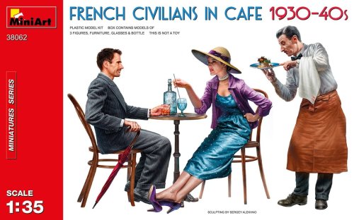 Przejdź do produktu Miniart 38062 - 1:35 French Civilians in cafe 1930-40s