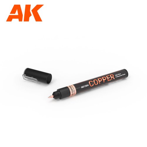 Przejdź do produktu AK Interactive 1304 - Marker z farbą metaliczną Copper