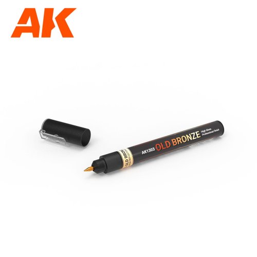 Przejdź do produktu AK Interactive 1303 - Marker z farbą metaliczną Old Bronze