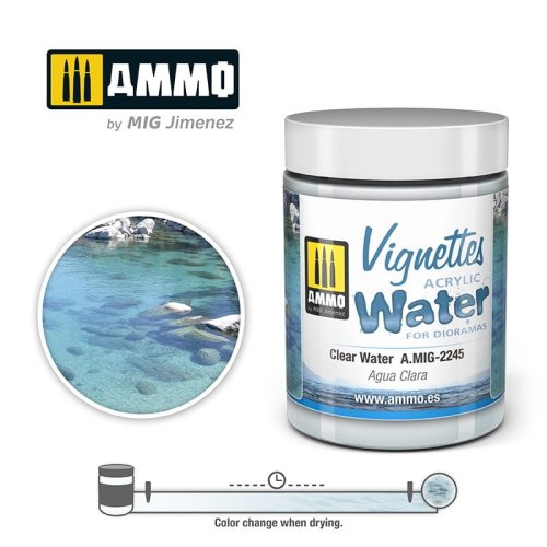 Przejdź do produktu Ammo Mig 2245 - Woda do makiet Acrylic Water Clear Water 100 ml