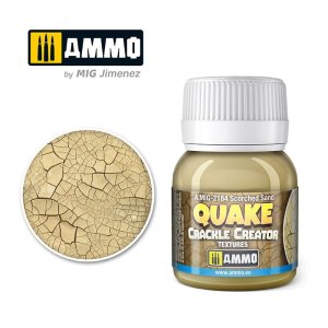Ammo Mig 2184 - Masa do makiet Quake Crackle Creator Textures Scorched Sand 40 ml