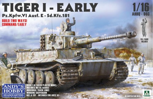 Przejdź do produktu Andy's Hobby Headquarters AHHQ-003 - 1:16 Tiger I Early Production