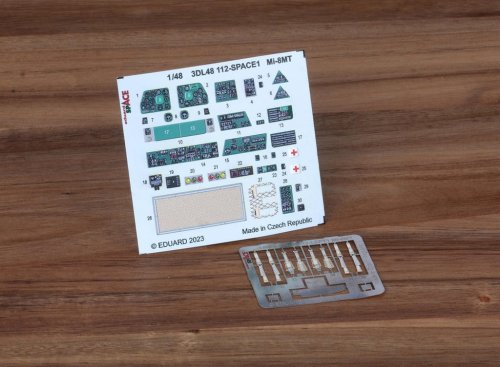 Przejdź do produktu Eduard 3DL48112 - 1:48 Mi-8MT Space 3D Decals + PE