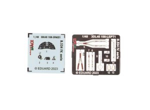 Eduard 3DL48108 - 1:48 B.534 IV. serie Space 3D Decals + PE