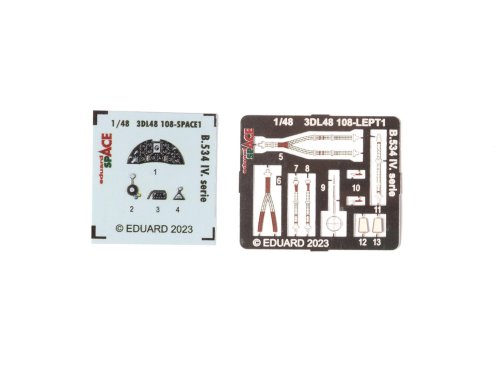 Przejdź do produktu Eduard 3DL48108 - 1:48 B.534 IV. serie Space 3D Decals + PE