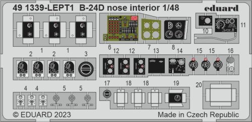 Przejdź do produktu Eduard 491339 - 1:48 B-24D nose interior