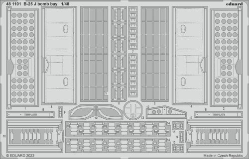 Przejdź do produktu Eduard 481101 - 1:48 B-25J bomb bay