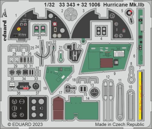 Przejdź do produktu Eduard 33343 - 1:32 Hurricane Mk.IIb