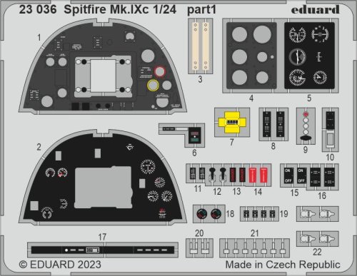 Przejdź do produktu Eduard 23036 - 1:24 Spitfire Mk.IXc