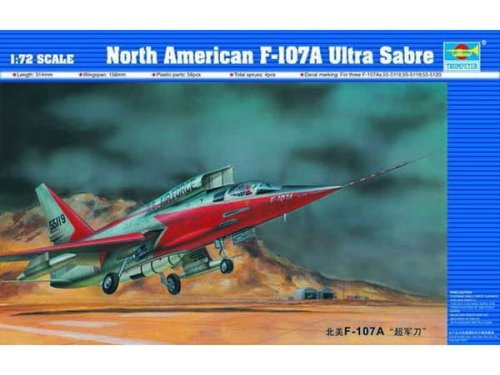 Przejdź do produktu Trumpeter 01605 - 1:72 North American F-107A Ultra Sabre