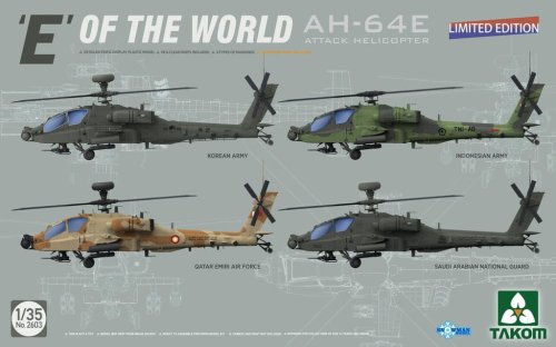 Przejdź do produktu Takom 2603 - 1:35 E of the World AH-64E Attack Helicopter - Limited Edition