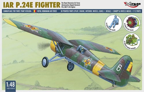 Przejdź do produktu Mirage 481006 1:48 PZL / IAR P.24E Fighter Romanian Air Force w/ 3D printed parts