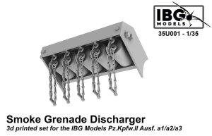 IBG 35U001 - 1:35 Smoke Grenade Discharger 3d printed set for Pz.Kpfw.II Ausf. a1/a2/a3
