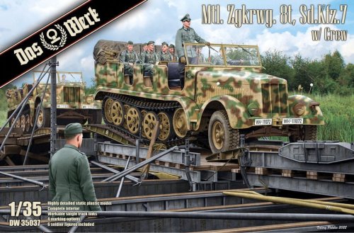 Przejdź do produktu Das Werk DW35037 - 1:35 Mtl. Zgkrwg. 8t Sd.Kfz. 7 w/ Crew