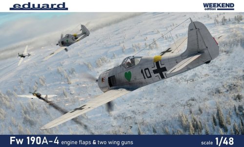 Przejdź do produktu Eduard 84117 - 1:48 Fw 190A-4 Engine Flaps & Two Wing Guns
