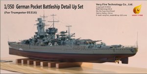 Very Fire VF350001 - 1:350 DKM Graf Spee Detail Up Set For Trumpeter