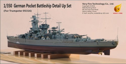 Przejdź do produktu Very Fire VF350001 - 1:350 DKM Graf Spee Detail Up Set For Trumpeter