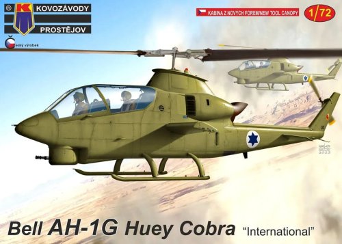 Przejdź do produktu Kovozavody 0380 - 1:72 Bell AH-1G Huey Cobra - International