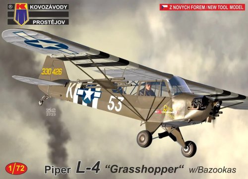 Przejdź do produktu Kovozavody 0190 - 1:72 Piper L-4 Grasshopper w/Bazookas