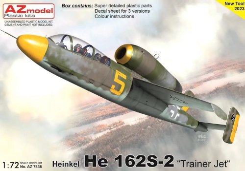 Przejdź do produktu AZ Model AZ 7838 - 1:72 Heinkel He 162S-2 Trainer Jet