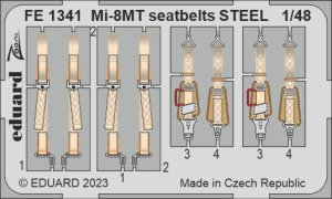 Eduard FE1341 - 1:48 Mi-8MT seatbelts - Steel