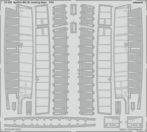 Przejdź do produktu Eduard 23038 - 1:24 Spitfire Mk.IXc landing flaps