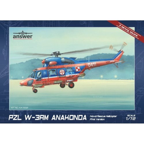 Przejdź do produktu Answer AA72021 - 1:72 PZL W-3RM Anakonda Naval Rescue Helicotper First Version