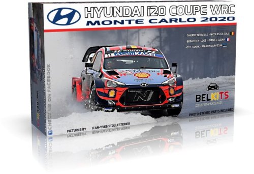 Przejdź do produktu Belkits 021 - 1:24 Hyundai i20 Coupe WRC Monte Carlo Rally 2020