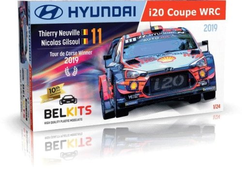 Przejdź do produktu Belkits 014 - 1:24 Hyundai i20 Coupe WRC Tour de Corse 2019 winner