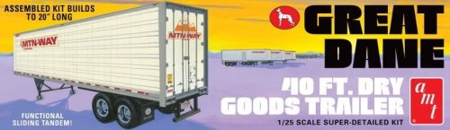Przejdź do produktu AMT 1185 - 1:25 Great Dane 40 Ft. Dry Goods Trailer