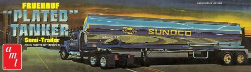 Przejdź do produktu AMT 1239 - 1:25 Sunoco Fruehauf Plated Tanker Trailer