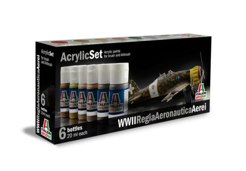 Przejdź do produktu ITALERI 437 AP - WWII Regia Aeronautica Aerei - Acrylic Set