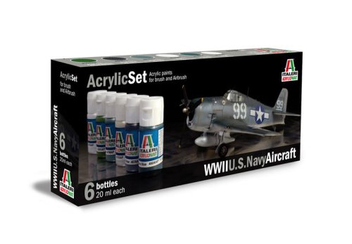 Przejdź do produktu ITALERI 439 AP - WWII U.S.Navy Aircraft - Acrylic Set