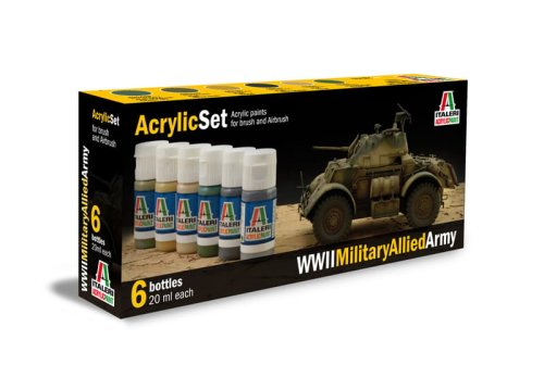 Przejdź do produktu ITALERI 440 AP - WWII Military Allied Army - Acrylic Set