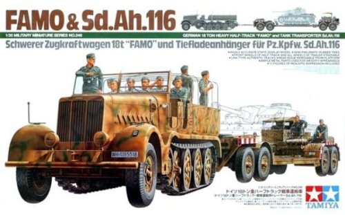 Przejdź do produktu TAMIYA 35246 - 1:35 German 18t Famo & Tank Transporter Sd.Ah.116