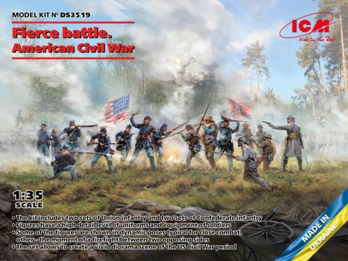 Przejdź do produktu ICM DS3519 - 1:35 Fierce Battle American Civil War