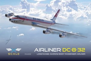 X-Scale 144002 - 1:144 Airliner DC-8-32