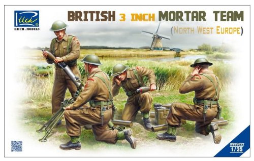 Przejdź do produktu RIICH MODELS 35022 - 1:35 British 3 inch Mortar Team (North West Europe)