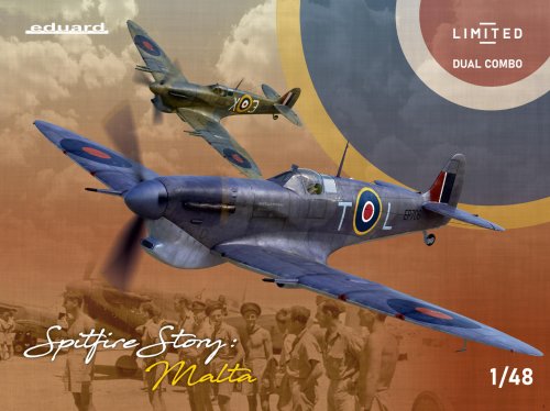 Przejdź do produktu Eduard 11172 - 1:48 Spitfire Story Malta - Spitfire Mk.Vb/c - Dual Combo Limited Edition