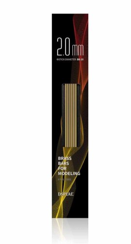 Przejdź do produktu DSPIAE BB-2.0 - Pręty mosiężne 2.0mm długość 200mm - 6 sztuk