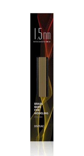 Przejdź do produktu DSPIAE BB-1.5 - Pręty mosiężne 1.5mm długość 200mm - 8 sztuk