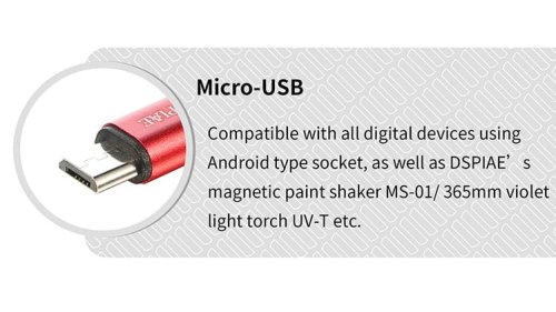 Przejdź do produktu DSPIAE USB-MIC1 - kabel zasilający USB Micro-USB