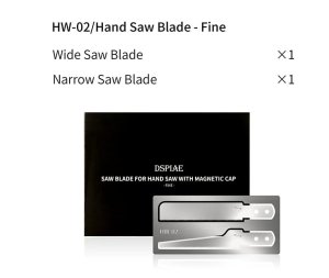 DSPIAE HW-02 - Brzeszczoty do piłki modelarskiej AT-HW - Fine