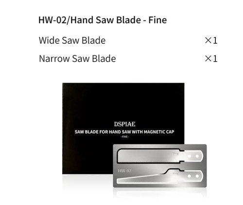 Przejdź do produktu DSPIAE HW-02 - Brzeszczoty do piłki modelarskiej AT-HW - Fine