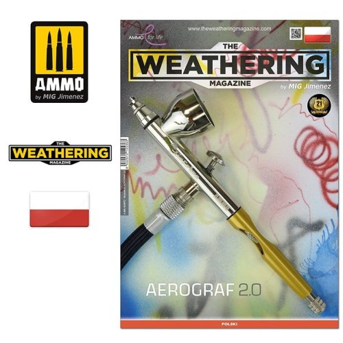 Przejdź do produktu Ammo Mig 4536PO - The Weathering Magazine Nr 37 - Aerograf 2.0 - poradnik w języku polskim !