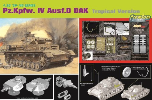 Przejdź do produktu Dragon 6976 - 1:35 Pz.Kpfw. IV Ausf.D DAK Tropical Version