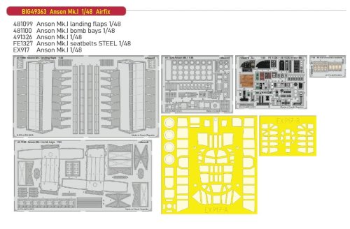 Przejdź do produktu Eduard BIG49363 - 1:48 Anson Mk.I
