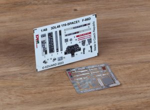 Eduard 3DL48116 - 1:48 F-86D Space 3D Decals + PE