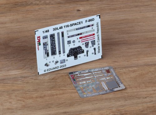 Przejdź do produktu Eduard 3DL48116 - 1:48 F-86D Space 3D Decals + PE